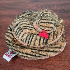 Webkinz Striped Snake Virtual Pet Brown Plush HM206 Brown Black Strips No Code