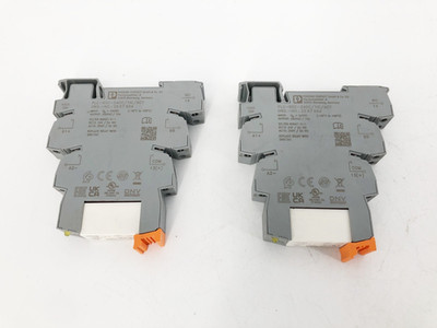Lot of 2 New Phoenix Contact PLC-RSC-24DC/1IC/ACT Relay Modules 2967604 - No Box