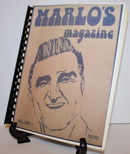 MARLO'S MAGAZINE VOLUME 1 - ED MARLO CARD MAGIC SPIRAL-BOUND SIGNED