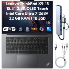 Lenovo ThinkPad X9-15 Gen 1 Aura 15.3" 2.8K OLED Touch Ultra 7 268V 32GB 1TB FPR