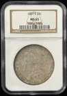 1881-S Morgan Silver Dollar MS65 San Francisco Mint State NGC Graded