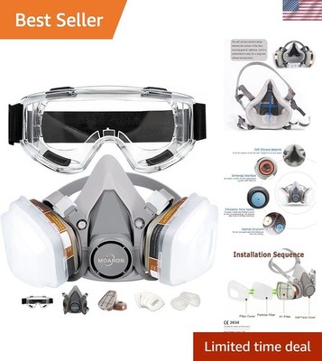 Comfortable Half Face Cover for Painting, Welding & Carpentry - Safe & Reliable