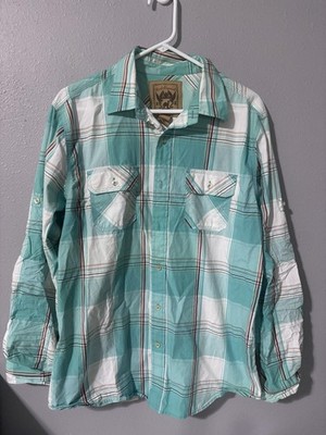 Red Camel Western Button Up Men s Size Large