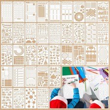 36 PCS Planner Stencils 4x7 Inch Journal Stencils for Bullet Journaling Planner
