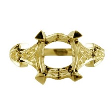 925 Sterling Silver 8x10mm Oval Semi Mount Solitaire Ring For Engagement Ring