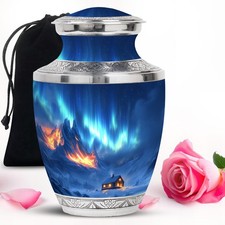 Aurora Haven Unique Large Urns for Human Ashes Adult Father 10 Inch