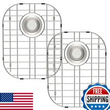 SANNO Stainless Steel Kitchen Sink Protector Grid Rack 14.57"x11.2"