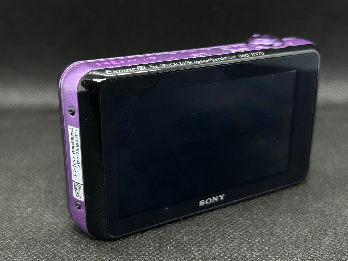 Sony Cyber-shot DSC-WX70 Purple 16.2MP Compact Digital Camera