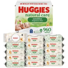 Huggies Natural Care Sensitive 64 Count Pack of 15 , 64 15 