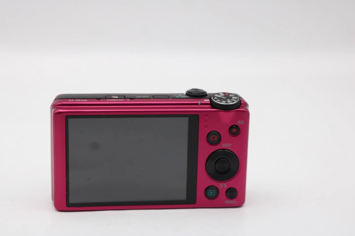 Casio EXILIM EX-ZR200 ZR200 16.1MP Digital Camera Red with