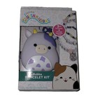 💥 Squishmallows Bracelet Kit Lot Purple Bubba & Blue Tatiana New Craft Set Nip — photo 3