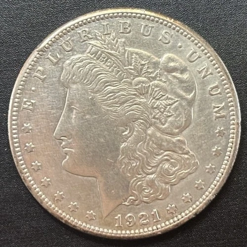 1921-S Morgan Dollar US $1 Coin 90% Silver AU