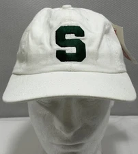 NWT VINTAGE Michigan State Spartans American Needle Strapback Hat NCAA Made USA