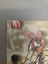 NIKKI McCRAY 1999 Fleer Skybox Autographics (first ever) Auto Card🏀MYSTICS✝️RIP