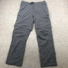 REI Co-op Pants Mens 32x30 Gray Convertible Hiking Cargo Relaxed Fit Outdoor