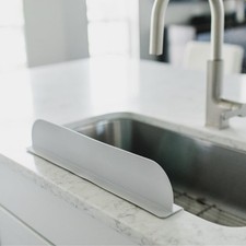 Silicone Sink Water Splash Guard and Sink Edge Protector for Kitchen and Bath...