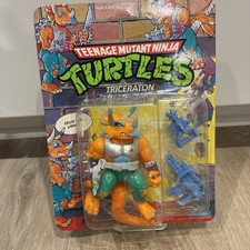 TMNT Teenage Mutant Ninja Turtles - Triceraton - NIB, Unpunched, Great Condition