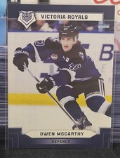 25-26 Choice Cards Owen McCarthy 🚨🚨🚨 Victoria Royals Team Issue