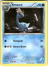 Amaura 25/111 Uncommon Furious Fists Pokemon Lightly Played on eBay