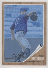 2011 Topps Heritage Minor League Edition Blue Tint /620 Mike Montgomery #30 0b3