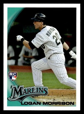 Logan Morrison 2010 Topps Update Missing Foil & Logo #US-268 Florida Marlins ESE