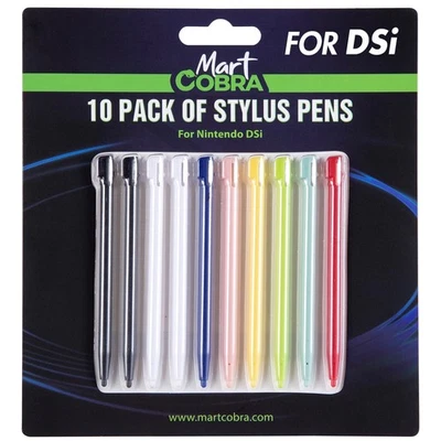 Mart Cobra - Nintendo DSi Stylus 10 Pack - Replacement Pens for DSi [New]