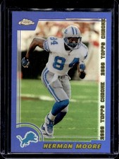 2000 Topps Chrome Herman Moore Refractor #114 Lions