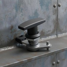 T-Handle Latch Zinc Alloy Construction Power Cabinet Latch Long-Lasting