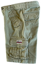 VTG 2004 GAP KIDS Durable Goods Cargo Pocket Bermuda Shorts 5T 5 Yrs Moss Green