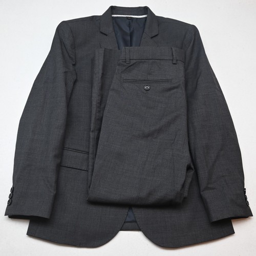 JCrew Crewcuts 14 16 Gray Ludlow Tollegno 1900 Wool J3541 Boys Jacket Pants Suit