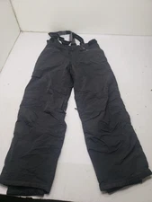 Polar Edge Men's Ski Pants Size Medium Black Nylon Water-Proof Snowboard