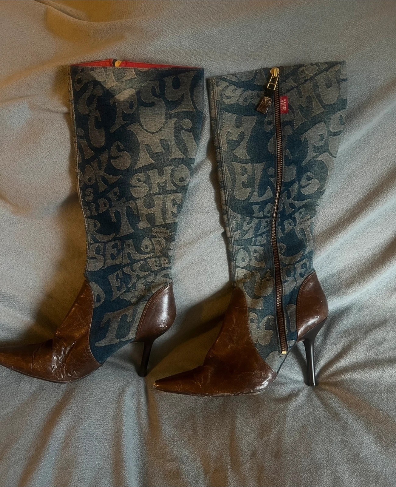 Vintage Y2K RARE Miss Sixty Demin Boots