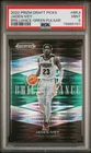 2022 Panini Prizm Draft Picks Basketball Green Pulsar Jaden Ivey #BR-JI PSA 9