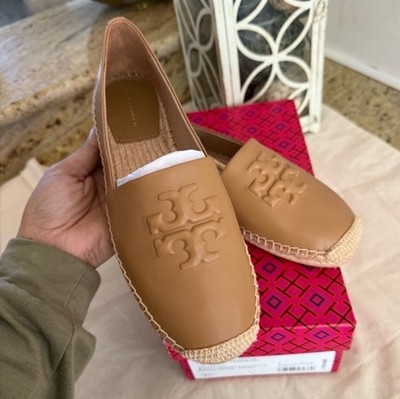 New Tory Burch DESCRIPTION EVERLY LEATHER ESPADRILLE NEVADA RETRO