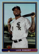 2021 Bowman 1991 Bowman Baseball Green Refractor Luis Robert Card #91B-LR