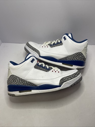 Nike Air Jordan 3 Retro True Blue 2011 Herren 13 136064-104 OG Sneaker Schuhe