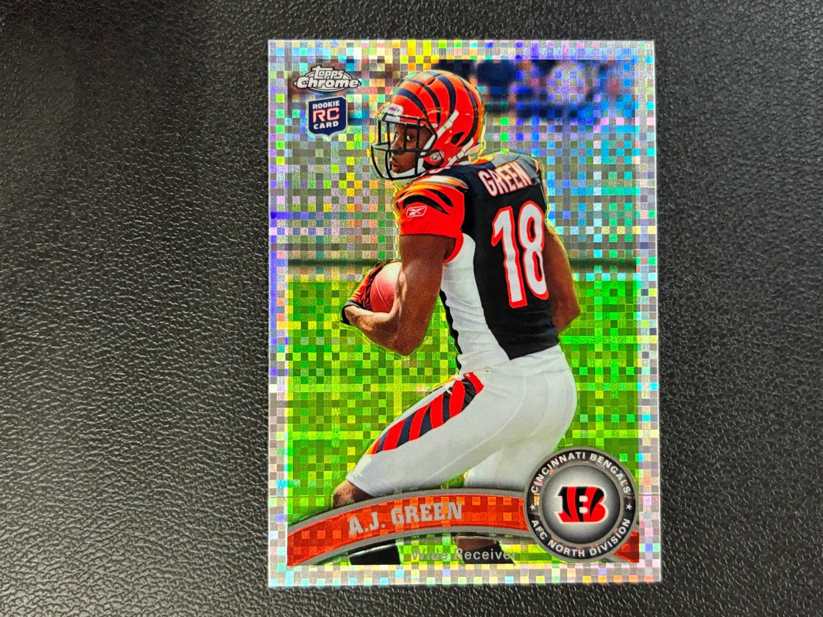 AJ Green 2011 Topps Chrome XFractor Rookie RC Cincinnati Bengals #150 E44