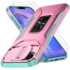 Cubierta Funda Para iPhone 16E 6.1 Case Anti-Scratch Kickstand
