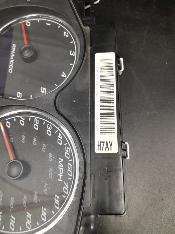 Velocímetro Silverado 2007-2014, Yukon, Sierra, Tahoe Gauge Cluster 28065619 OEM Foto 4 de 4