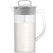 Breast milk pitcher, 64oz/ 2000ml Mixing pitcher with lid, Mixing baby formul...