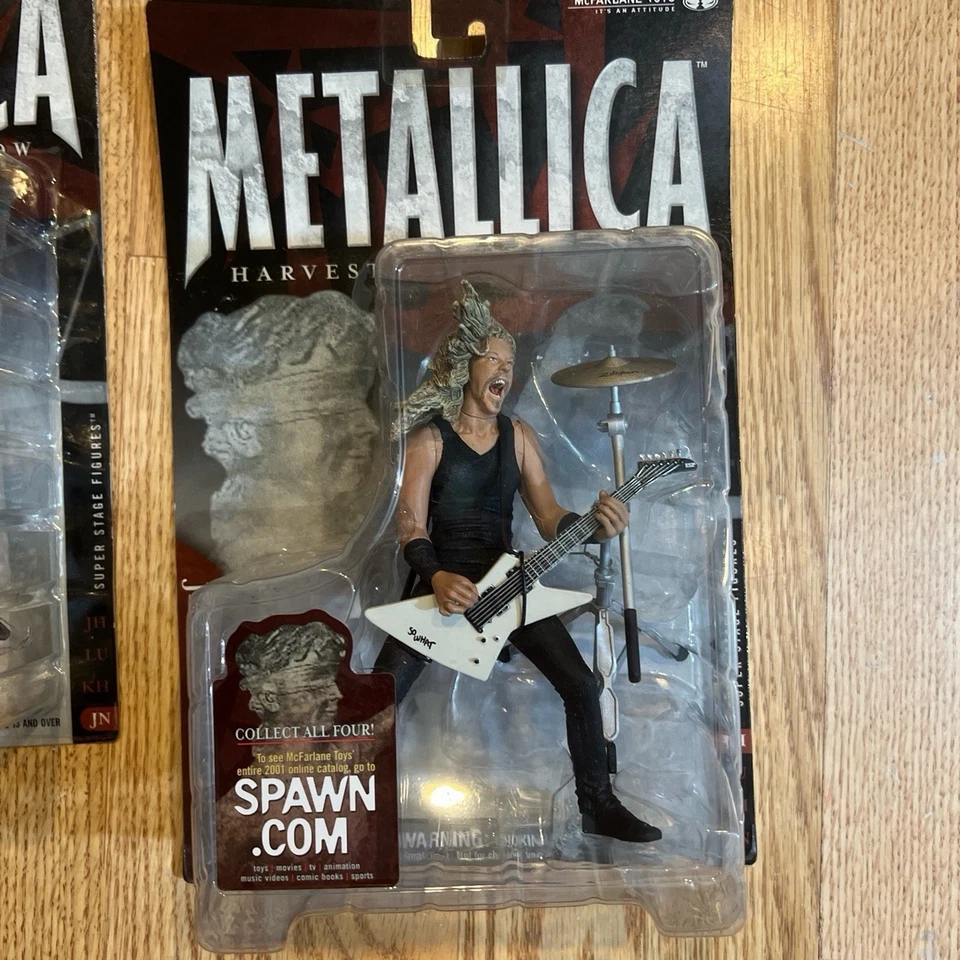 Set Of 4 McFarlane Toys Metallica Harvesters Of Sorrow Figures Complete Set NIB - Image 3 of 4