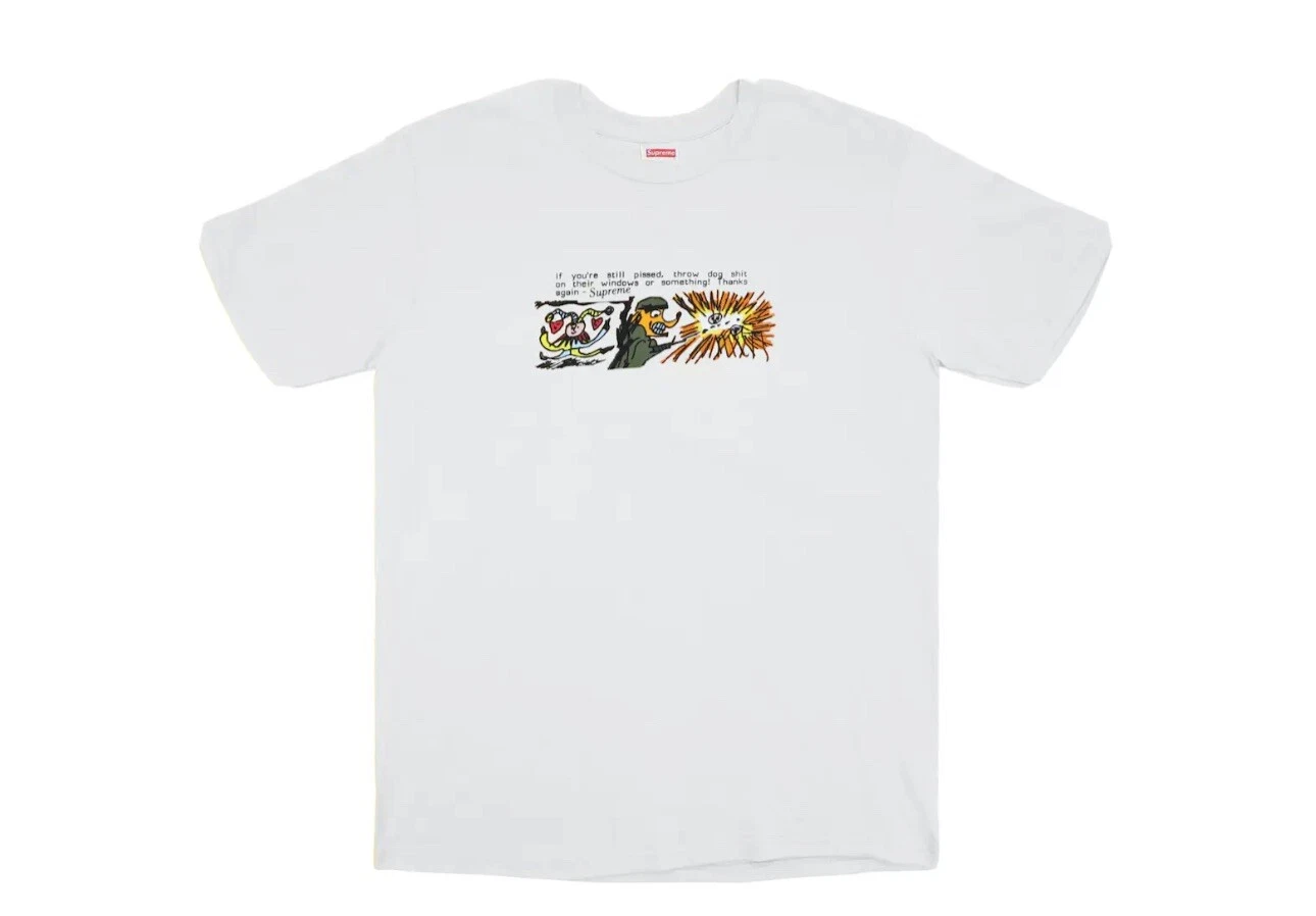 Supreme Dog Sh*t Tee White Large *Brand NEW*