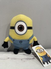 Despicable Me 2 Minion Plush Stuffed Character Stuart Toy Factory 2014