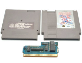 Blades of Steel Nintendo Nes Cleaned & Tested Working Authentic 1988 KONAMI