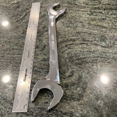 Snap-On svs34a 1-1/16 flank drive plus four way angle head open end wrench