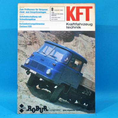 GDR KfT motor vehicle technology 8/1983 Citroen BX Robur Nissan Micra Skoda 120 H 66