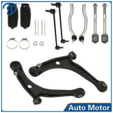 10 Front Lower Control Arm Ball Joint Sway Bar Tie Rod For 2006-2008 Honda Pilot