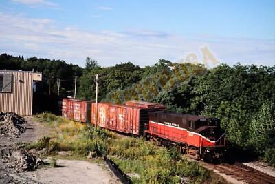Vtg 1997 Duplicate Train Slide 2002 Maine Coast Engine Augusta ME X8O105