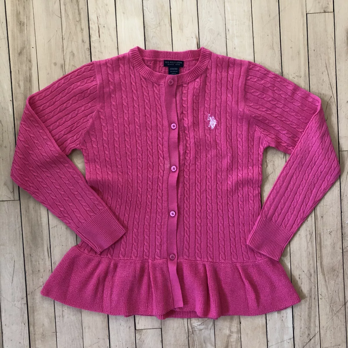 Cotton clearance peplum cardigan