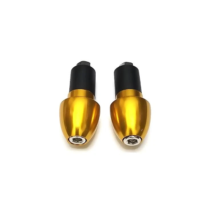 Stabilizzatori Contrappesi Bilancieri Manubrio Oro Universali per Moto Scooter - Immagine 3 di 4